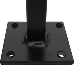 Grondkoker voor Sarthe aluminium paal, schroefanker Grondanker, betonbevestiging Verzinkte ronde staaf — thumbnail 3