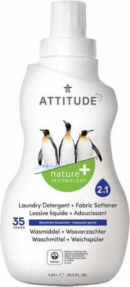 Attitude 2In1 Wasmiddel & Verzachter 35 Wasbeurten - 1040 ml — thumbnail 2