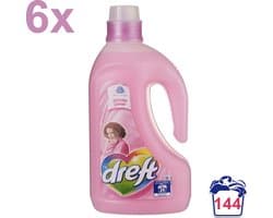 Dreft - Delicate & Wool - Vloeibaar Wasmiddel - 8,64L - 144 Wasbeurten - Voordeelverpakking