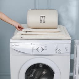 6 stuks wasnet voor wasmachine, drie lagen dikke waszakken met ritssluiting, laundry bag voor gevoelige mantels, blouse, schoenen, beha, sokken, babykleding enz. (6 stuks) [Energieklasse A] — thumbnail 5