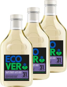 Ecover - Vloeibaar Donker Wasmiddel - Voordeelverpakking 3 x 1.43 L - 93 wasbeurten - Kleurbescherming & Pluisverwijdering - Plantaardig & Biologisch afbreekbaar — thumbnail 1