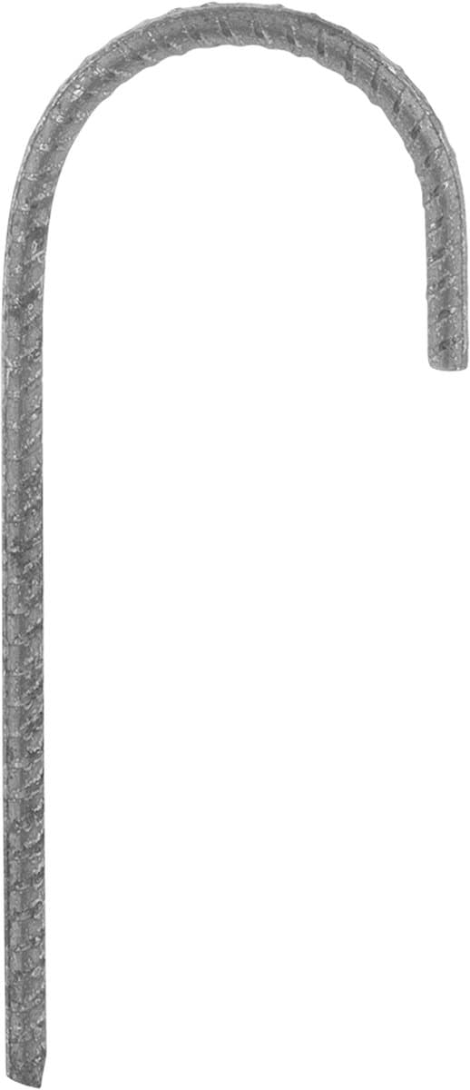 10x Grondanker staal 8mm 20cm. — afbeelding 1