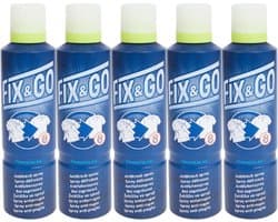 5x Fix en GO Antikreuk Spray - 200ml - Resultaat in 10 seconden - Makkelijk in gebruik - Verwijdert kreukels zonder te strijken