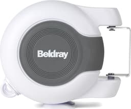 Uitschuifbare waslijn - 26 m waslijn voor binnen en buiten, droogrek voor badkamer, camping, tuin, reizen, intrekbare dubbele waslijn, flexibele roterende muurbevestiging — thumbnail 1