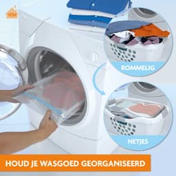 LaundrySpecialist Waszakken - Set Van 3 Waszakken Voor Wasgoed - Wasnetten - Travel Organizer — thumbnail 2