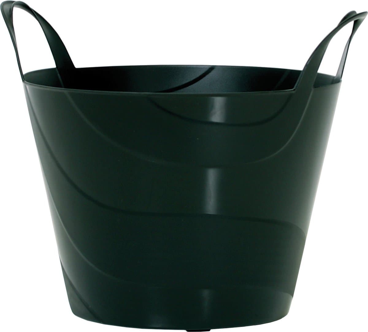 Prosperplast Flexibele Emmer - 45 liter - zwart - wasmand - kuip - flexibel - met handvaten — afbeelding 1