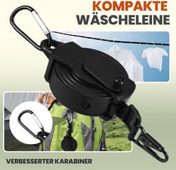 Inklapbaar Waslijn Binnen en Buiten - 3.6 Meter — thumbnail 5