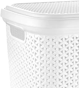 Witte plastic wasmand – 55 liter — thumbnail 3