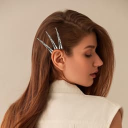 4x Professionele Metalen Haarclips Duckbill - Sterke Anti-Slip Kapper Klemmen — thumbnail 3