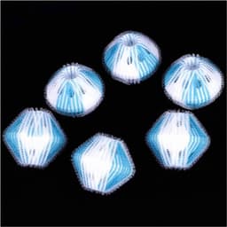 Huisdierhaarverwijderaar Wasmachine - Pluisballen - Set van 6 - Blauw/Wit - Polypropeen — thumbnail 3