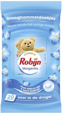 20 x Robijn Droogtrommeldoekjes Morgenfris 20 stuks per verpakking - Grootverpakking - Droogtrommeldoekjes - Wasgoed Drogen - Frisheid Droger - Wasgoed Verzorgen - Kleding Beschermen — thumbnail 5