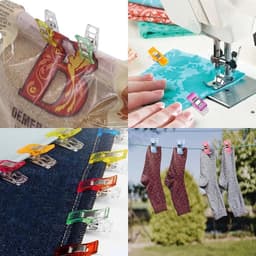 150 Stuks Stofklemmen voor Naaien en Knutselen - Veilig Vastzetten van Stof — thumbnail 2