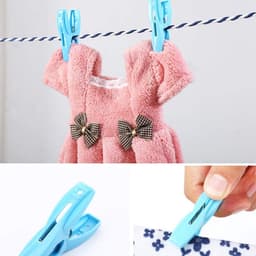 Multikleur Kledinghangers Kleerhangers Sokkenknijpers voor Drogen en Ophangen Winddicht — thumbnail 4