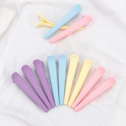 12x Alligator Haarclips Zonder Vouwen voor Haar Styling en Knippen - Professionele Sectie Clips — thumbnail 4
