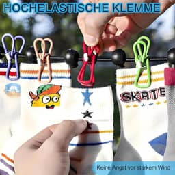Uittrekbare Draagbare Wasknijperset voor Reizen en Camping — thumbnail 5