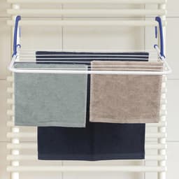 Inklapbaar Droogrek voor Beddengoed en Kleding – 50 x 182 x 102,5 cm, 17 Stangen, Geschikt voor Binnen en Buiten, Lichtgewicht en Ruimtebesparend — thumbnail 5