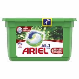 Ariel All-in-1 Pods + Effect Oxi vlekverwijderaar Extra Hygiene Wasmiddelcapsules 13 stuks — thumbnail 1
