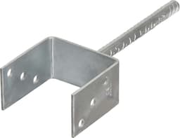 vidaXL - Grondankers - 6 - st - 10x6x30 - cm - gegalvaniseerd - staal - zilverkleurig — thumbnail 5