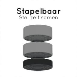 Amenzo® Trillingsdempers Wasmachine - 4 Stuks - Wasmachine Verhoger - Extra Dik - Wasmachine Dempers - Stapelbaar - Droger - Vaatwasser — thumbnail 4