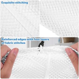 Dailygoods- Waszak Groot 60x90cm - Waszakken voor Wasgoed - Wasnet - Vouwbaar - Polyester - Duurzaam Materiaal — thumbnail 5
