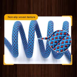 Waslijn Touw - Kledinglijn - Buiten Drogen - Stalen Kern - 10Mm Diameter - Zwart — thumbnail 3
