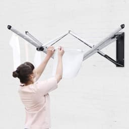 TIM® Wanddroogrek Inklapbaar - Wanddroogrek - Zilver - 184cm x 182cm x 109cm; 5.49 kg — thumbnail 3