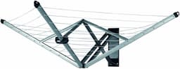 YOR® Wanddroogrek Inklapbaar - Wanddroogrek - Zilver - 184cm x 182cm x 109cm; 5.49 kg — thumbnail 1