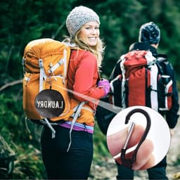Vouwbare grote waszak voor onderweg, waterdicht, ideaal voor camping, fitness en vakanties, geschikt voor natte en droge kleding — thumbnail 2