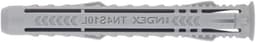 Spreader Plugs - Plug Ankers - Muurbevestiging - 4-zone expansie - 6 x 30 mm - Grijs — thumbnail 1
