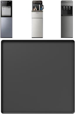 Siliconen Beschermmat - Apparaat Onderlegger - Vloer Beschermen - Verhoogde Lekkage Rand - 50x50 cm - Grijs — thumbnail 4