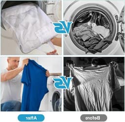 Set van 4 Grote Wasnetten voor de Wasmachine 50 x 60 cm - Herbruikbare Waszakken met Handvatten en Rits voor Ondergoed, Bh's en Truien — thumbnail 2