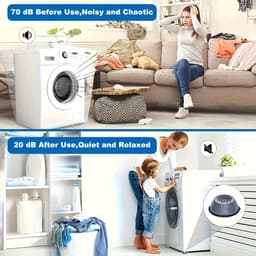 Livé® Trillingsmat Wasmachine – 4 stuks Anti-slip Schokdempers — thumbnail 5