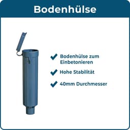 Blome Alustar Drying Mill 50 m with Base Sleeve, Outdoor Washing Mill Made in Germany — thumbnail 4