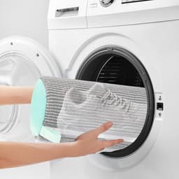 Set van 2 Herbruikbare Schoenwaszakken met Rits, Bescherming voor Schoenen en Kleding, Ideaal voor Wasmachinegebruik en Reis — thumbnail 4