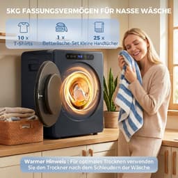 HOMCOM Wasdroger-Roestvrij staal, Staal-49L x 43B x 61H cm-Blauw — thumbnail 4