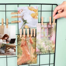 Houten Clips - Mini Spelden - Foto's Ophangen - Natuurlijk Hout - 200 Stuks - Houtkleur — thumbnail 2
