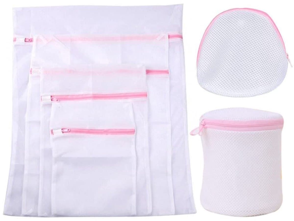 Mesh Waszakken Set - 7-delige set voor delicate kleding - Duurzaam en herbruikbaar - Bescherming tijdens het wassen - Ideaal voor lingeri... — afbeelding 1