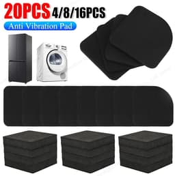 Solvix Antislip Anti Vibratie Pads 20 Stuks – Trillingsdempers voor Wasmachine en Droger – Schokabsorberende Antislip Matten 7,5 × 7,5 cm — thumbnail 1