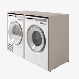 PLATAN ROOM Wasmachinekast, 130 cm breed, bovenbouwkast, wasmachine of wasdroger, kast voor badkamer (65 cm diep, kasjmier) — thumbnail 1