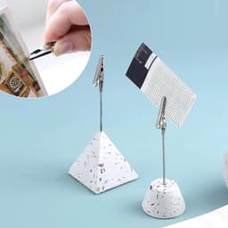 Fotoclips - Metalen klemmen - Notities presenteren - Stevig metaal - 40 stuks - Zilverkleurig — thumbnail 2