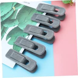 Kledingclips - Wasknijpers Sokken - Kleding Drogen - Beschadigt Kleding Niet - 20 stuks - Grijs — thumbnail 5