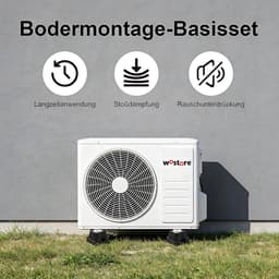 Vloerbeugels Airco - Dempingsvoeten - Trillingen Dempen - Hoge Belasting - 4 Stuks - Zwart — thumbnail 2