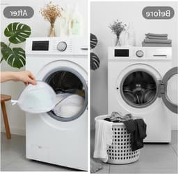 Set van 4 Wasnetten voor Bh's - Polyester Waszakken met Rits voor Bescherming van Gevoelige Kleding — thumbnail 2