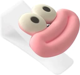 Vuilzakhouder Clip - Afvalzak Bevestiging - Afvalbeheer Organiseren - Eenvoudige Klem Installatie - 36x31x43 mm - Wit — thumbnail 1
