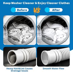 Wasballen - Pluisverwijderingsballen - Herbruikbaar - Pluisverwijderaar voor kleding - Zachte pluizenvanger voor kleding - Geschikt voor wasmachine en droger - Blauw - 5 stuks — thumbnail 4