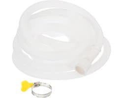 Afvoerslang Airco - Slang Condenswater - Water Afvoeren - Snijbare Rubberen Adapter - 5 Meter - Wit