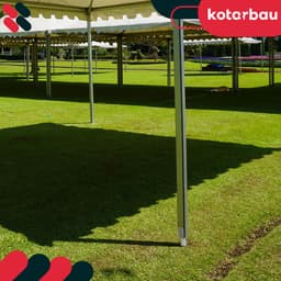 Stalen U-vormige Postvoet - Verzinkt - 70x700 mm - Zilver — thumbnail 4
