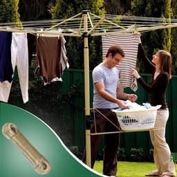 BML 20m Extra Heavy Duty Strong Steel Washing Rope Line Cord Wire for Garden | Multifunctional String for Outdoor Hanging Drying Thick & Strong Clothes — thumbnail 2