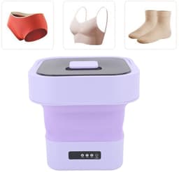Cosensi - Portable Mini Washing Machine - Fully Automatic - Compact - 10L - Perfect voor Reis en Studenten - Vouwbaar - Efficiënt en Praktisch — thumbnail 3