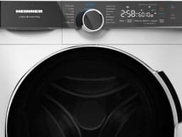 Heinner HWDM-M814IVKA Slanke Was-droogcombinatie - 8 kg Wassen / 6 kg Drogen - 1400 tpm - Stoomfunctie - Energieklasse A/D - Inverter Motor - LED Touch Display - 5 Jaar Garantie - Wit — thumbnail 3